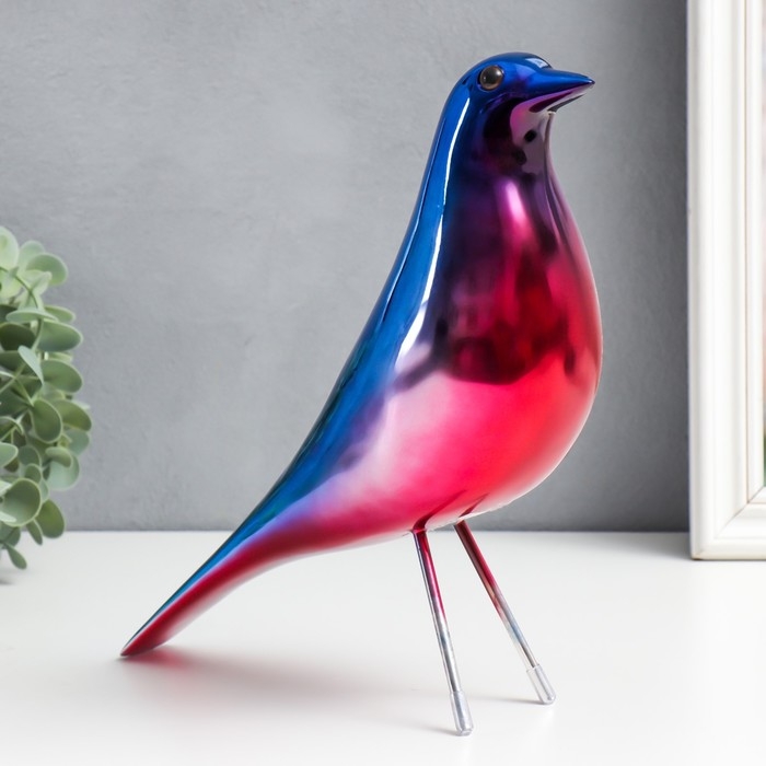 Сувенир полистоун Сувенир полистоун "Птица" хамелеон 25,5х25х8 см