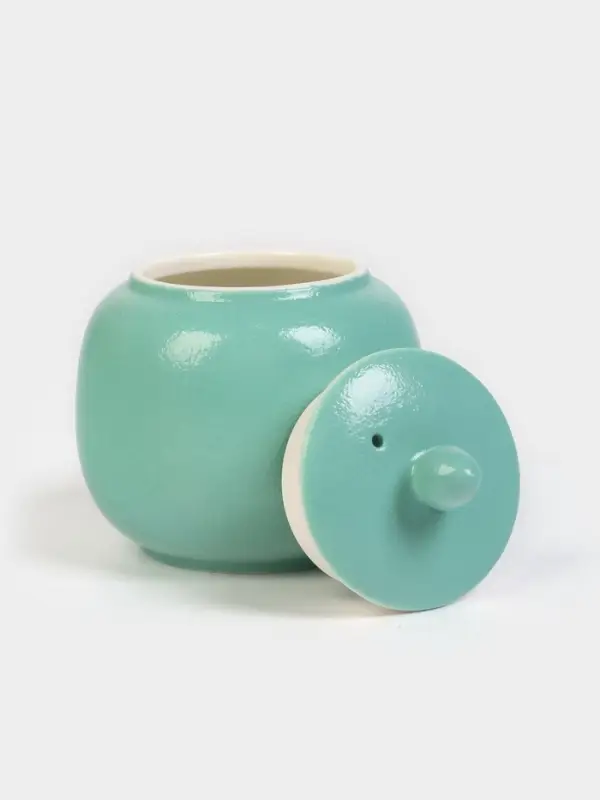 Набор для чайной церемонии &laquo;Хасима&raquo;, 9 предметов, на 4 персоны, чашка 40 мл, чайник 200 мл, керамика, бирюзовый