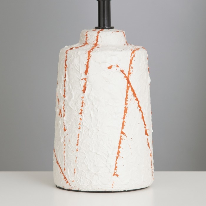 Лампа настольная Лампа настольная "Мэй" 1х40Вт Е14 белый 18х18х34см