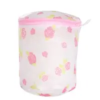 VETTA Мешок для стирки белья, цилиндр, на замке, пластик, полиэстер, d15х16h см, 4 дизайна