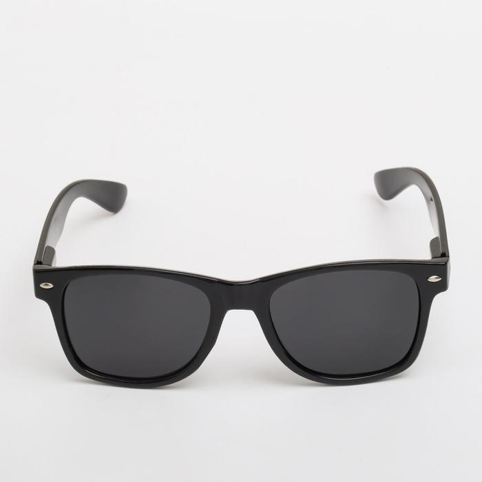 Очки солнцезащитные OneSun, UV 400, 14×14.5×5 см, линза 5×5 см, чёрные