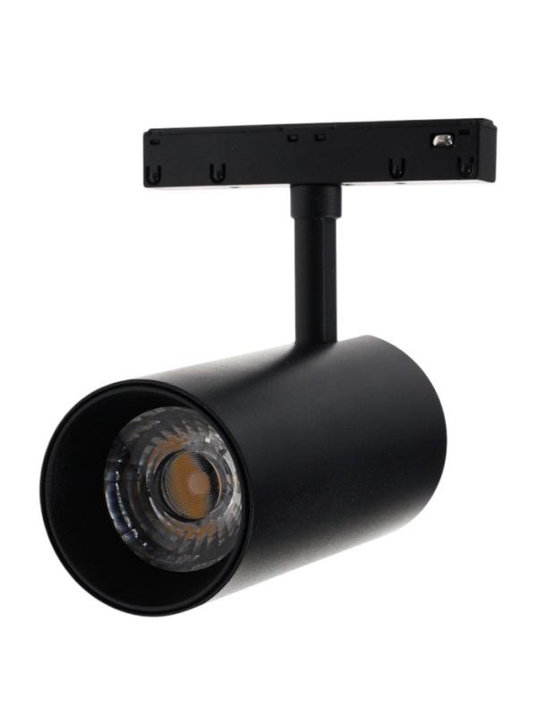 Трековый магнитный светильник, серия "Broad" LTL-063, 20 Вт, 1600 Лм, 48В, 3000К, черный