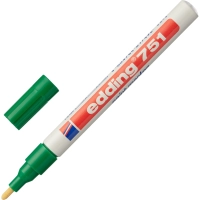 Маркер лаковый EDDING E-751/4 зеленый, 1-2мм, мет. корп