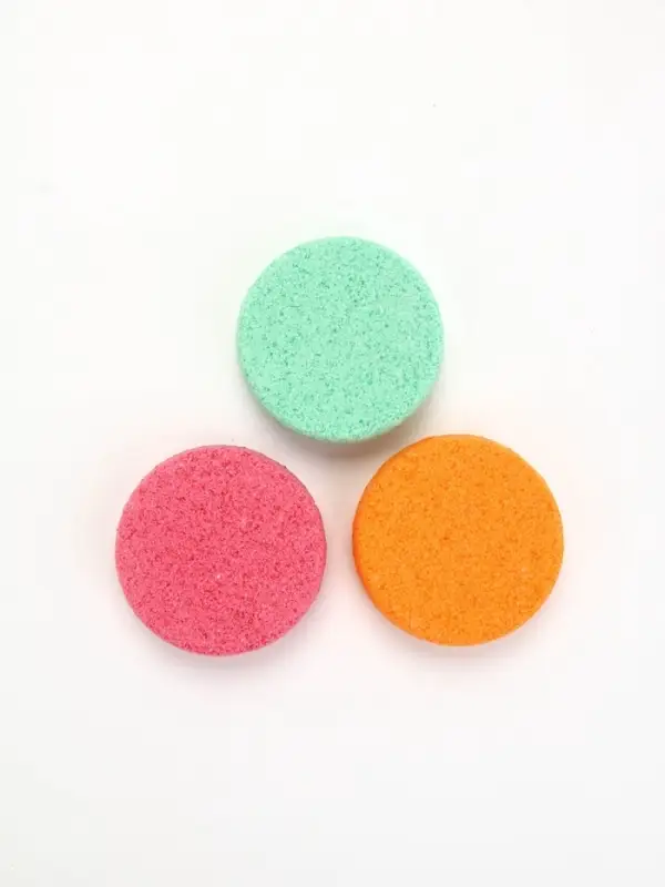 Набор бомбочек для ванны, аромат: мандарин, яблоко, апельсин, 3×100 г, Ural Lab