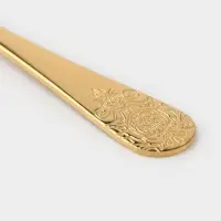 Вилки столовые Доляна &laquo;Эмили&raquo;, длина 20.5 см, 6 шт., нержавеющая сталь, золотистые