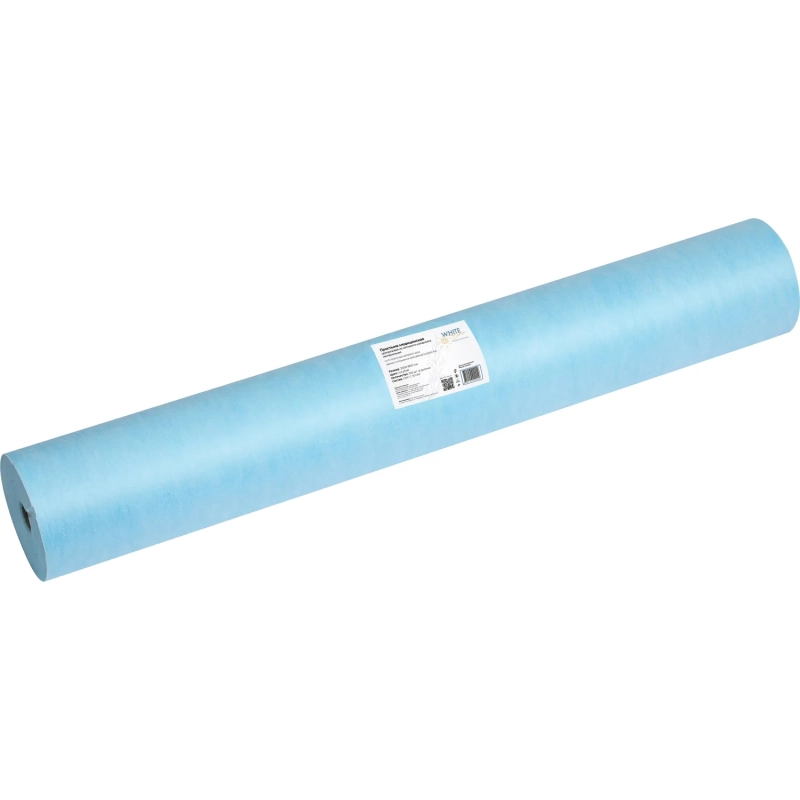 Простыня в рулоне 80х200, голубой SMS, Выбор, 12416 100шт/рул