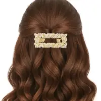 Заколка - автомат для волос QF &laquo;Ромилда&raquo;, 7 см, золото