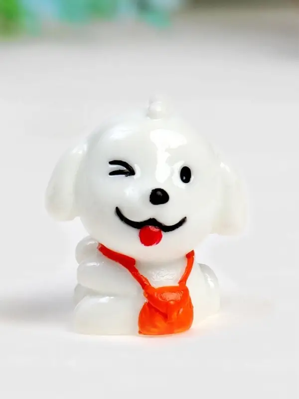 Миниатюра кукольная «Собачка», набор 2 шт., размер 1 шт. — 2,7 × 2,4 см Миниатюра кукольная «Собачка», набор 2 шт., размер 1 шт. — 2,7 × 2,4 см