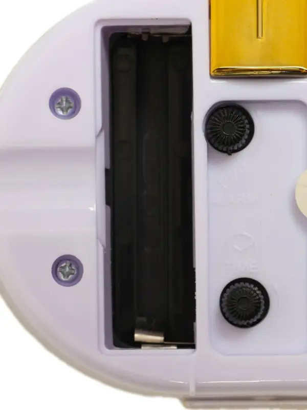 Будильник &laquo;Кантик&raquo; с подсветкой, 10&times;7.5 см, от батарейки АА, золотой