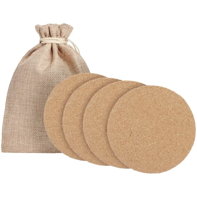 Набор из 4 костеров Suberic, круг Набор из 4 костеров Suberic, круг