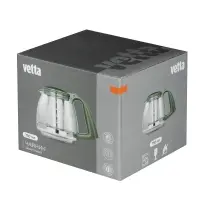 VETTA Чайник заварочный 750мл, ситечко из нержавеющей стали, стекло, полипропилен