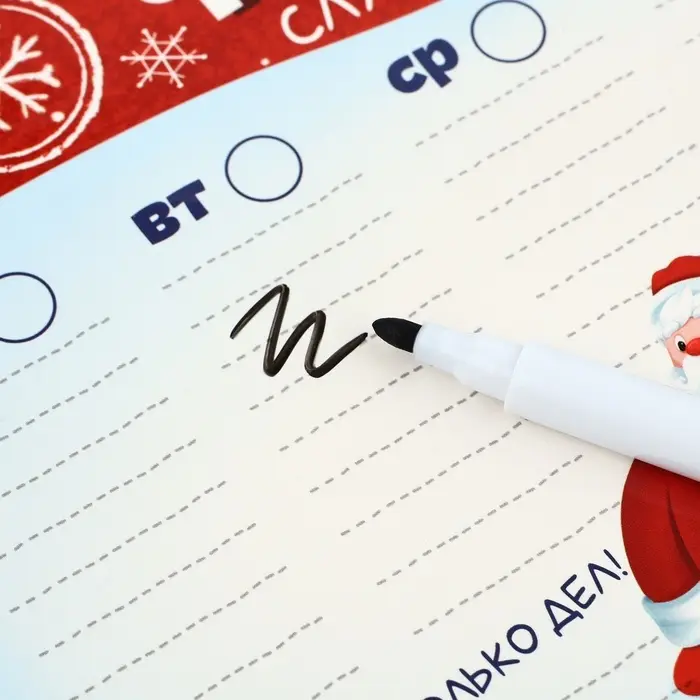 Планер магнитный, А5 и стирающийся маркер «Новый год: Чудеса случаются» Планер магнитный, А5 и стирающийся маркер «Новый год: Чудеса случаются»