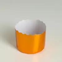 Форма бумажная для кулича «Оранжевая», 60×45 мм