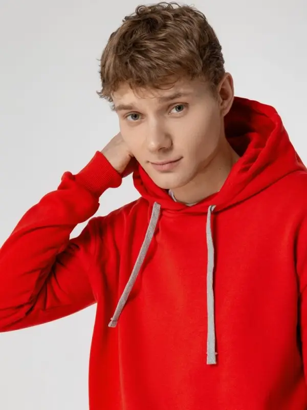 Толстовка с капюшоном Unit Kirenga Heavy красная, размер S Толстовка с капюшоном Unit Kirenga Heavy красная, размер S