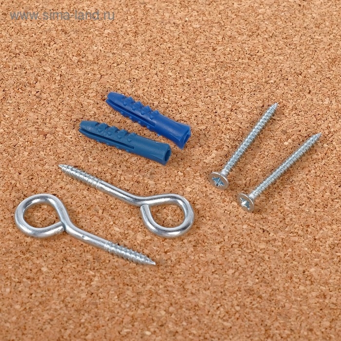 Доска пробковая 90х120 см, Calligrata, в деревянной раме Доска пробковая 90х120 см, Calligrata, в деревянной раме