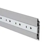 Плинтус напольный фигурный &laquo;Идеал. Дюра&raquo;, 2200&times;80 мм, цвет 002 светло-серый