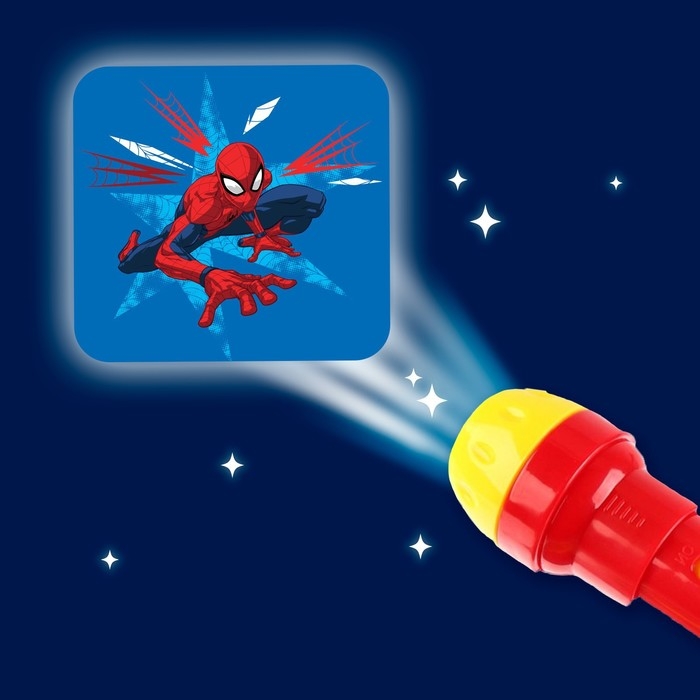 Проектор-фонарик «Человек паук», MARVEL, свет, цвет МИКС Проектор-фонарик «Человек паук», MARVEL, свет, цвет МИКС