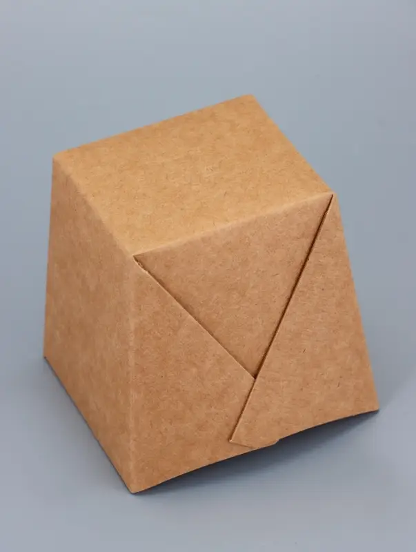 Коробка крафтовая для лапши вок, 7.5&times;6.6&times;9.3 см