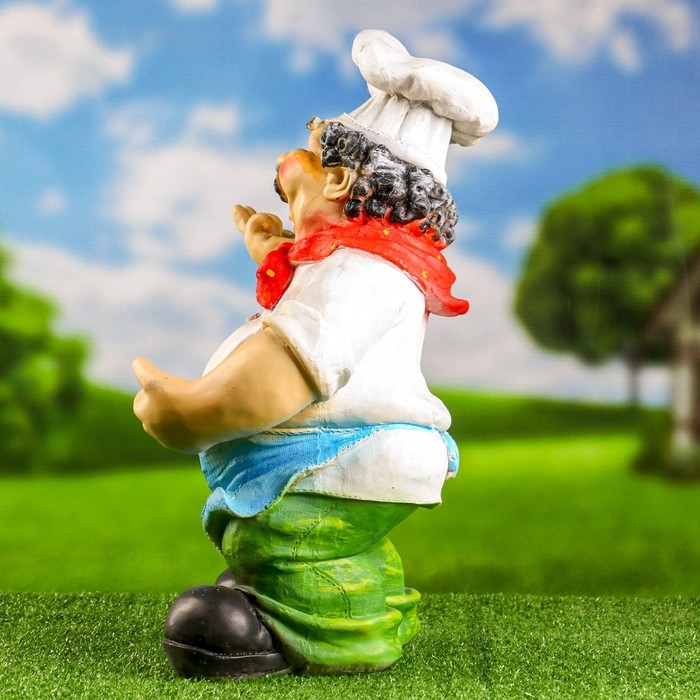 Садовая фигура  Садовая фигура "Повар" 48см