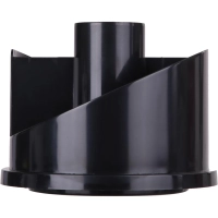 Набор настольный Deli E38251A 17 предметов черный вращающийся