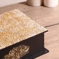 Шкатулка "Узор" 24х18х9 см, МДФ