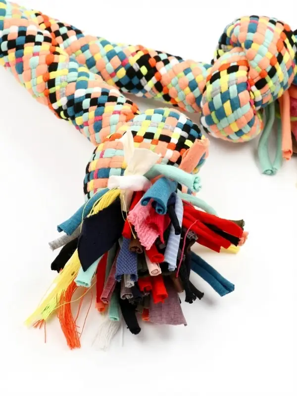 Игрушка для больших собак канатная &laquo;Двойной узел&raquo;, до 50 см, до 450 г