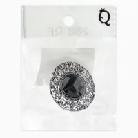 Кольцо &laquo;Этника. Ажурный круг&raquo;, чёрное в чернёном серебре, безразмерное