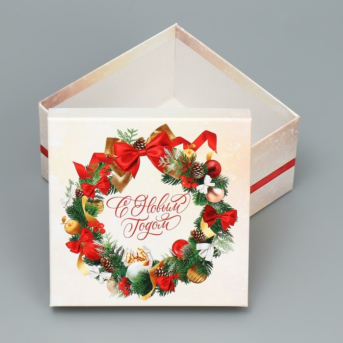 Набор подарочных коробк 6 в 1 «Новогодний подарок», 10 х 10 х 6 – 20 х 20 х 11 см, Новый год Набор подарочных коробк 6 в 1 «Новогодний подарок», 10 х 10 х 6 – 20 х 20 х 11 см, Новый год