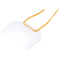 Бейдж 77x118мм Attache д/карт 71х100мм тесьма вертик.1017, 10 шт