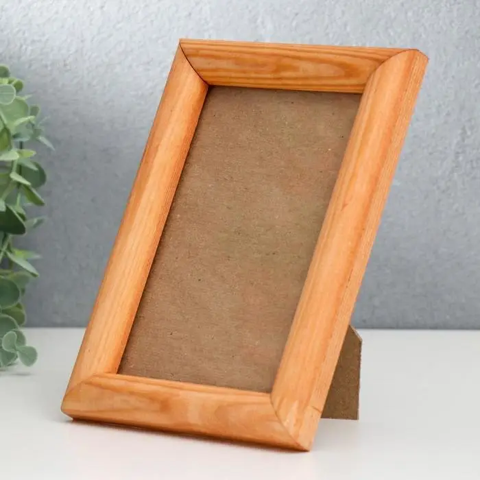 Фоторамка 10х15 см орех  (стекло)