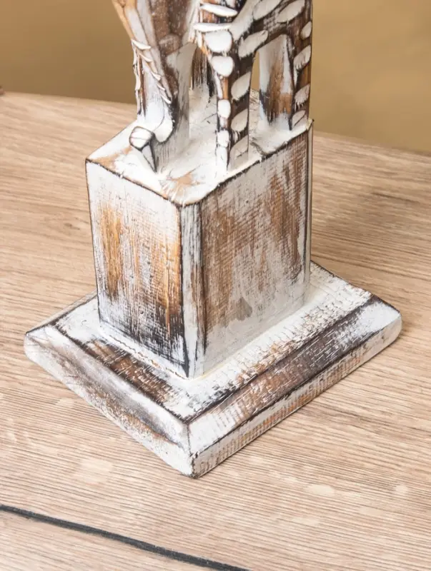 Сувенир "Статуя Слонов" дерево 12х12х38 см