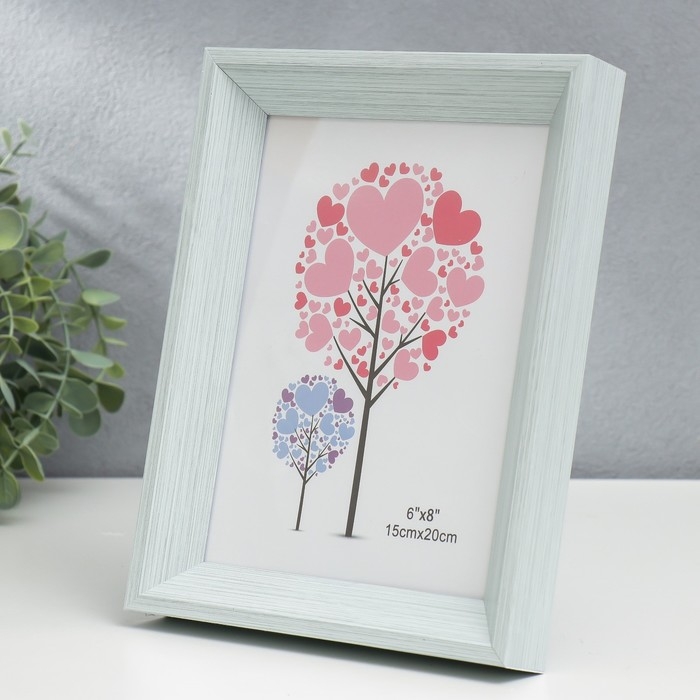 Фоторамка пластик 15х20 см Фоторамка пластик 15х20 см "Римини. Мятная"