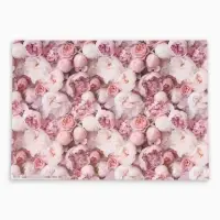 Бумага упаковочная, глянцевая &laquo;Весенний букет пионов&raquo;, 70&times;50 см