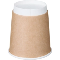 Стакан одноразовый бум двухслойный d-80мм 250мл коричневый (500шт/кор)