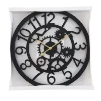 Часы настенные интерьерные &laquo;Дайс&raquo;, серия: Лофт, металл, бесшумные, плавный ход, d=60 см, от батарейки 1&times;АА