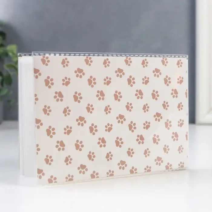 Фотоальбом на 36 фото 10×15 см «Пёс и котёнок», 18 листов, МИКС Фотоальбом на 36 фото 10×15 см «Пёс и котёнок», 18 листов, МИКС