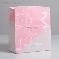 Пакет—коробка, подарочная упаковка, «Love», 23 х18 х11 см