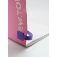 Закладки самоклеящиеся для книг, прямые, набор 6 шт,350мкм,фиолет, 2921-110