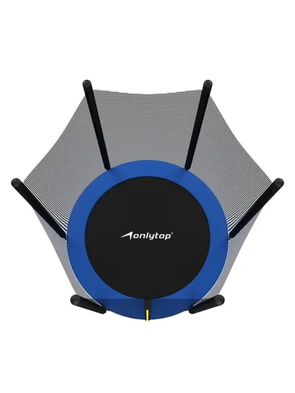 Батут ONLYTOP, d=183 см, высота сетки 173 см, синий