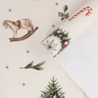 Бумага упаковочная глянцевая "Новогодний уют", 1 лист 68 х 100±5% см