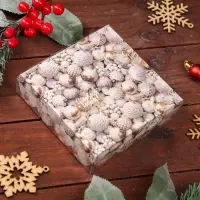 Коробка для печенья, «Новогодние игрушки», 12×12×3, Новый год