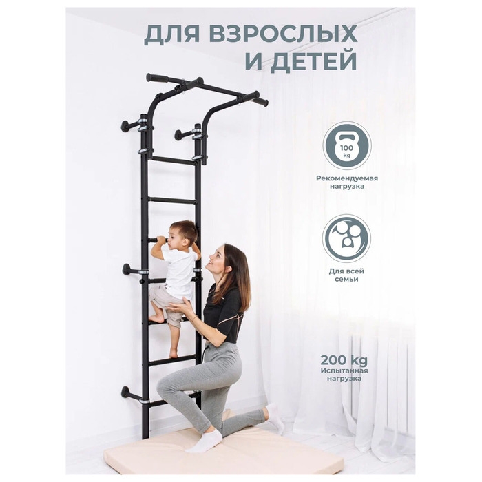 Детский спортивный комплекс S9, цвет чёрный Детский спортивный комплекс S9, цвет чёрный