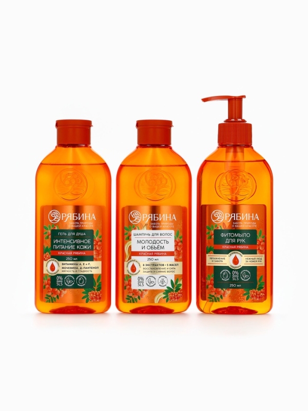 Мыло жидкое для рук, увлажнение и забота, аромат рябины, 250 мл, Рябина Мыло жидкое для рук, увлажнение и забота, аромат рябины, 250 мл, Рябина