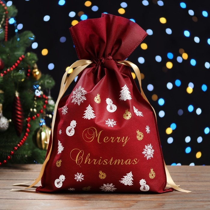 Новый год. Мешок подарочный Новый год. Мешок подарочный "Вихрь удачи", 30 х 45 см