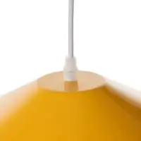 Светильник потолочный BayerLux Lea, 1&times;40 Вт, Е27, рапсово-жёлтый, 26&times;26&times;32 см