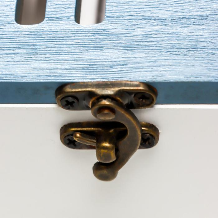 Ключница дерево 6 крючков Ключница дерево 6 крючков "Анютины глазки в горшочках" 24х8,7х26 см