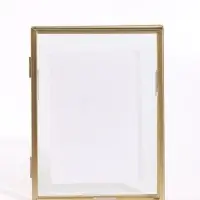 Рамка на 2 фото &laquo;Кадр&raquo;, 20&times;15 см, металлическая, золото