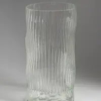 Ваза, h=30 см, d=14.5 см, стекло, прозрачная