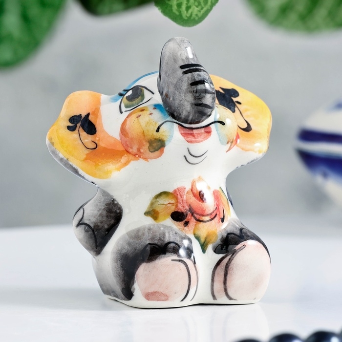 Сувенир Сувенир "Слон", гжель, цвет