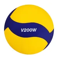 Волейбольный мяч Mikasa V200W, клееный, 18 панелей, размер 5, microfiber PU